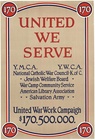 United We Serve – YMCA United War Work Campaign WWI Poster