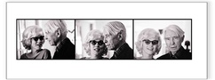 Marilyn Monroe & Carl Sandburg - Triptych (Estate Stamped)