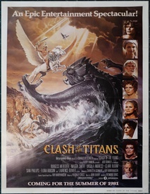 Clash of the Titans 1981 Movie Poster 10 x 14 Metal Sign Clash of