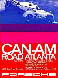 Can Am Road Atlanta July 9, 1972