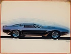 1970 Mustang Original Concept Car Art