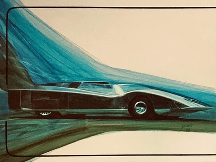 1970 Mustang Original Concept Car Art
