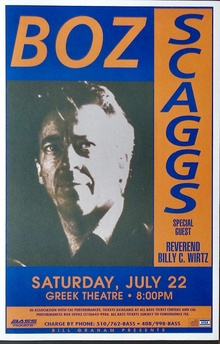 Boz Scaggs: Berkeley 1995 (style B)