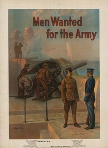 Men Wanted for the Army- Framed