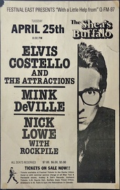 Elvis Costello / Mink DeVille: Buffalo 1978 | Music Posters
