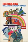 David Klein “Holland-America Cruises — Bermuda (1972)” — Original Vintage Cruise Poster