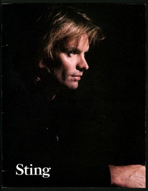 Sting Concert Tour Program