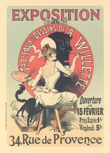 Exposition/Willette, "Maitres de l'Affiche" plate 97