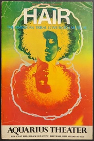Hair: The American Tribal Love-Rock Musical Original Stage Play Poster
