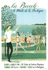La Baule – Le Midi de la Bretagne Vintage French Travel Poster | La Baule Beach