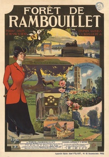 Forêt de Rambouillet 1907 French Travel Poster – Henri Polart