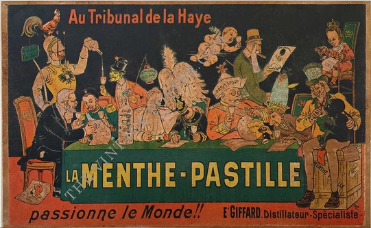 LA MENTHE PASTILLE POSTER - Type & Ink Posters LA MENTHE PASTILLE POSTER - Type & Ink Posters