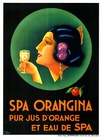 Spa Orangina Pur Jus d'Orange, Eau de Spa
