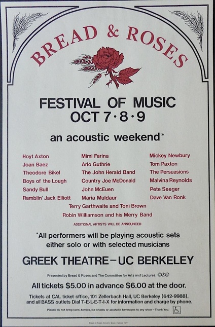 Bread And Roses Festival 1977