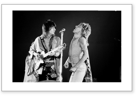 Rod Stewart & Ronnie Wood with the Faces
