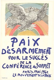 Picasso - Paix D'esarment - Peace lithograph