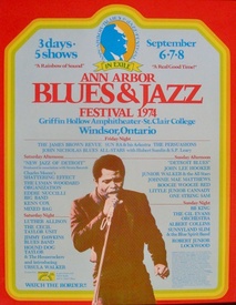 Ann Arbor Blues and Jazz Festival 1974