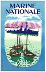 Marine Nationale – Original French Navy Vintage Poster by Evan