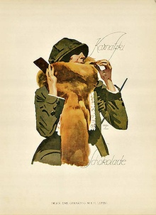 Karnatzki Schokolade (bookplate) 1926