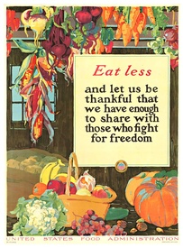 Eat Less . Share with those who fight