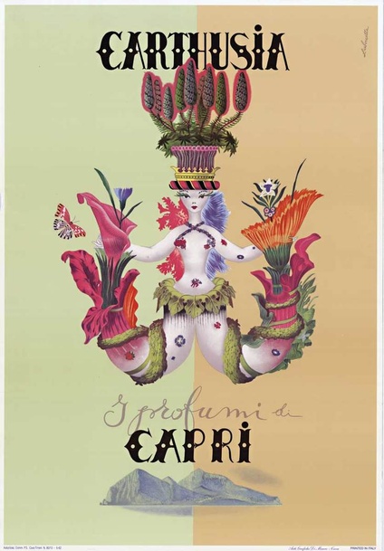 Carthusia Capri - Italian, linen-backed