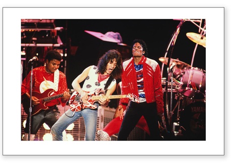 Eddie Van Halen & Michael Jackson On Stage