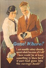 Gone! Where? Banking Poster