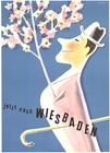 Wiesbaden jetzt naxh travel poster