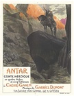 Antar original French opera poster