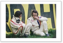 Steve McQueen "Le Mans" Relaxing
