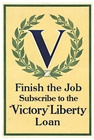 "V" Finish the Job | Victory Liberty Loan