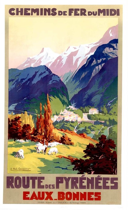 ROUTE des PYRENEES EAUX BONNES