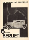 Berliet 6 Cylindres Automobile