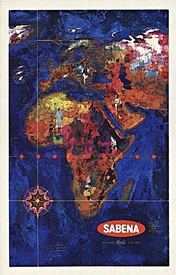 SABENA AFRICA Map