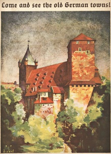 Come and See the Old German Towns – Jupp Wiertz Original Vintage Travel Poster