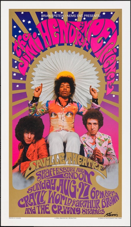 Jimi Hendrix Experience at the Saville Theatre