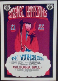 Youngbloods: San Francisco 1967 handbill