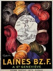 Laines Bz.F. - lithograph on backing