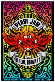 TAZ Pearl Jam Rock Concert Poster