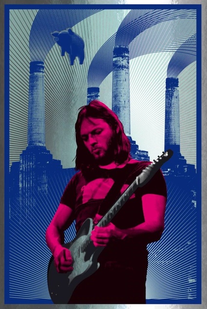 Pink Floyd: David Gilmour (Red Silver foil)