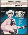 Ernest Tubb Tabletop Standee