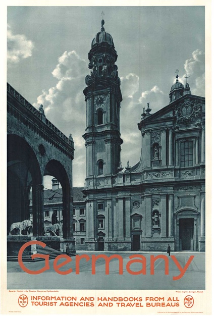 Germany, the Theatine Church and Feldhernhalle