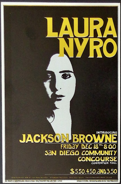 Laura Nyro: San Diego 1970 (Handbill)