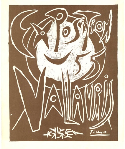 VALLAURIS Exposition 55 Art print