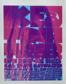 Ike And Tina Turner: Hayward 1969 (Handbill)