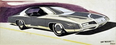 General Motors Coupe in Grey Design Concept