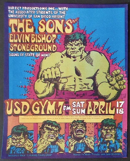 Sons Of Champlin: San Diego 1969 (Handbill)
