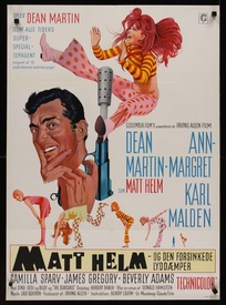 1966 Original Movie Poster Murderers' Row Henry Levin Dean Martin