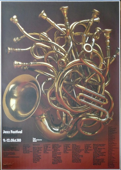 Frankfurt Jazz Festival 1980 (A0 signed)