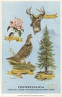 Original 1961 "Pennsylvania State" Ned Smith Vintage Poster